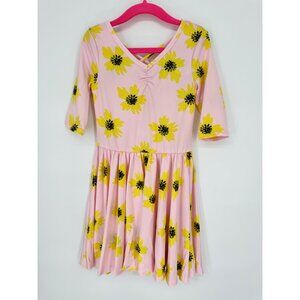 Dotdotsmile Girls Dress Size 5/6 Pink with Yellow Flowers New with Tags
